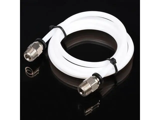 Alt view image 3 of 3 - 1M 3D Printer PTFE Tube with PC4-01 Fittings for Long-distance RepR 3D Printer J-head Hotend for 1.75mm 3D Bowden Extruder