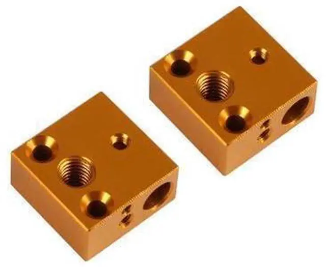 Main image of CREALITY 3D Printer Parts 2Pcs/Lot Heated Heating Block For Ender-3/Ender-3 Pro/Ender-3 V2/Ender-5/CR-10 Series Printer