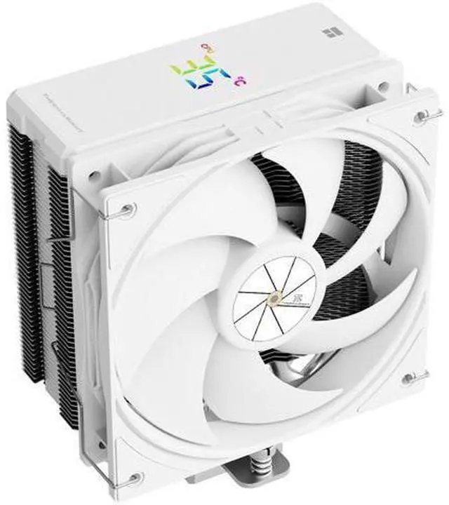 Main image of Assassin X 120R Digital White CPU Air Cooler, 2000RPM Speed,4 Heatpipes, 12cm Quiet PWM Fan CPU Cooler, Digital Screen Top Cover,for AM4/AM5,Intel LGA1700/1851/1150/1151/1200, PC Cooling