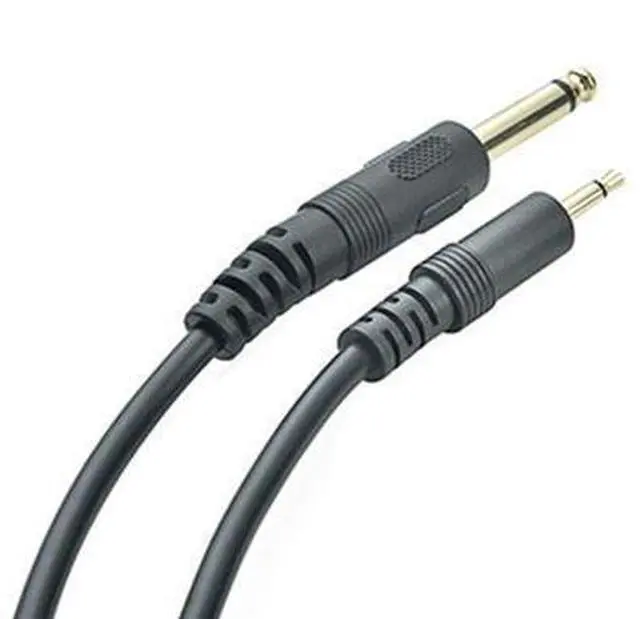 Main image of Mélangeur de son Mobile, câble 3.5mm mâle vers jack 6.35mm, 1/8 "à 1/4", amplificateur de casque PC 1.5M