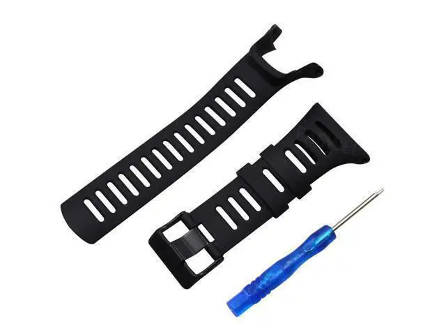 Alt view image 2 of 2 - Para SUUNTO T1 T1C T3 T3C T3D T4C T4D correa de goma para reloj negro de la correa de muñeca