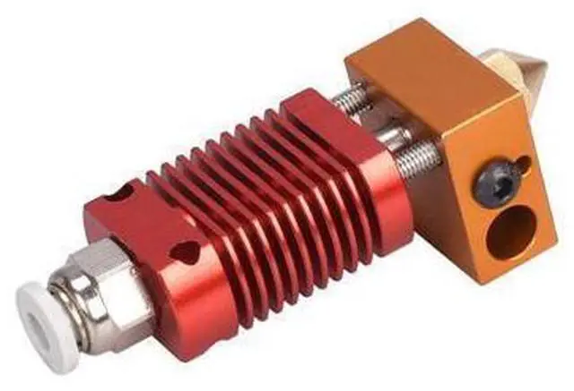 Alt view image 3 of 3 - CR10 Hotend Extruder Kit MK8 Extruder 3D Printer Parts for Ender-3 CR10 Printer 1.75mm 0.4mm Nozzle j-head Heater Block parts