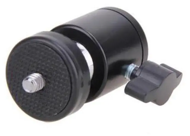 Main image of Mini Ball Head with Flash Holder with 1/4"" Screw" Stable Ballhead for All The Cameras and Tripod with 1/4"" Screw