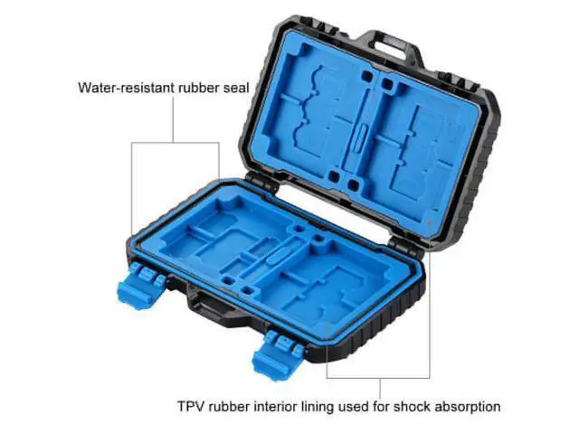 Alt view image 4 of 4 - 27 In 1 Memory Card Case Holder SD SDHC CF Hard Storage Anti-shock