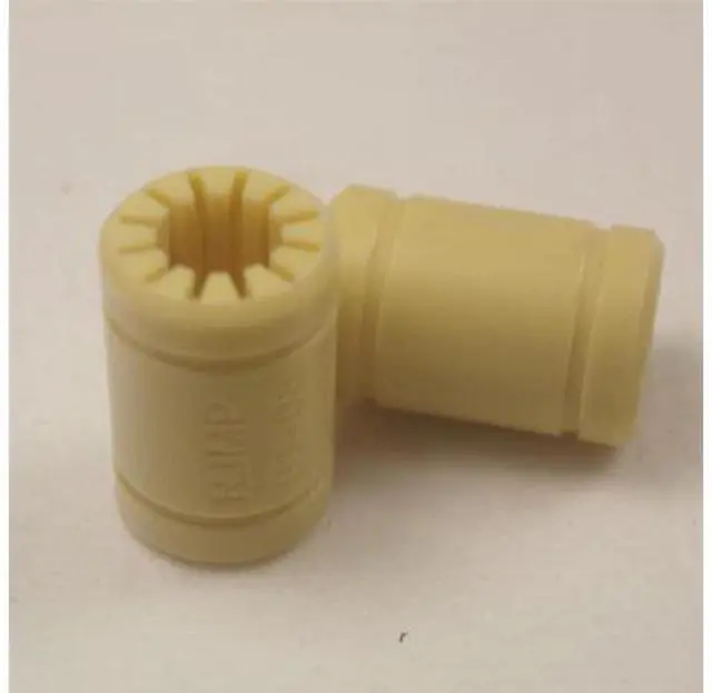 Alt view image 3 of 3 - 3D Printer Solid Polymer LM8UU Bearing - 8mm shaft RJMP-01-08 R Solid Plastic Bearing, 8 mm ID