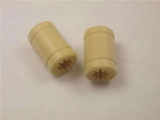 Alt view image 2 of 3 - 3D Printer Solid Polymer LM8UU Bearing - 8mm shaft RJMP-01-08 R Solid Plastic Bearing, 8 mm ID