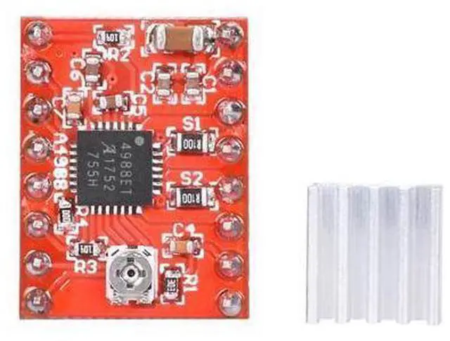 Alt view image 3 of 3 - 1pc 3D Printer parts A4988 Stepper Motor Driver Module with Heatsinks Reprap Board Suitable Ramps 1.4 For 3D Printer