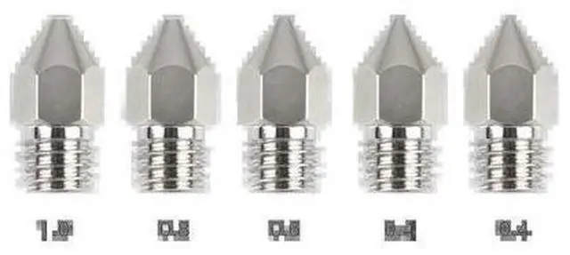 Main image of CREALITY 3D Printer Parts Supply DPrintMill(CR-30) MK Nozzle Kit 5PCS