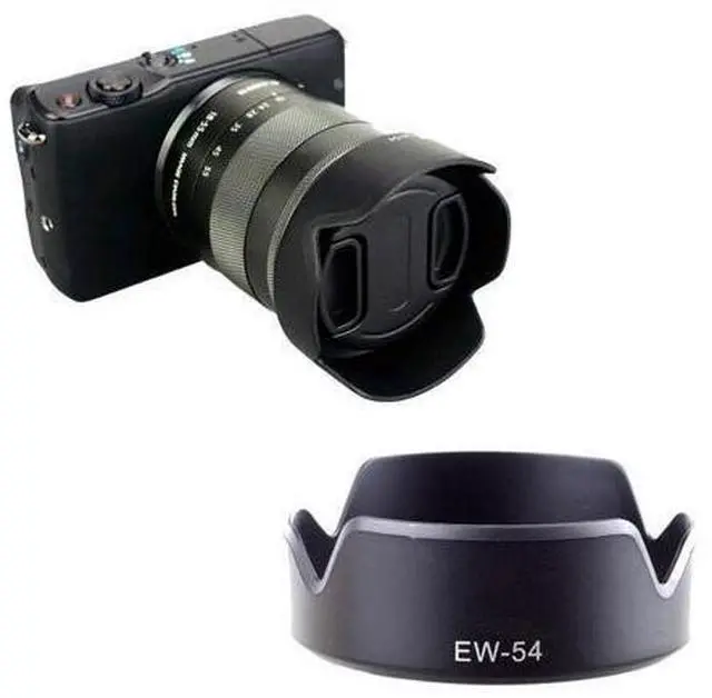 Main image of Lightweight EW-54 Camera Lens Hood for Canon EOS M EF-M 18.55mm f/3.5-5.6 IS STM