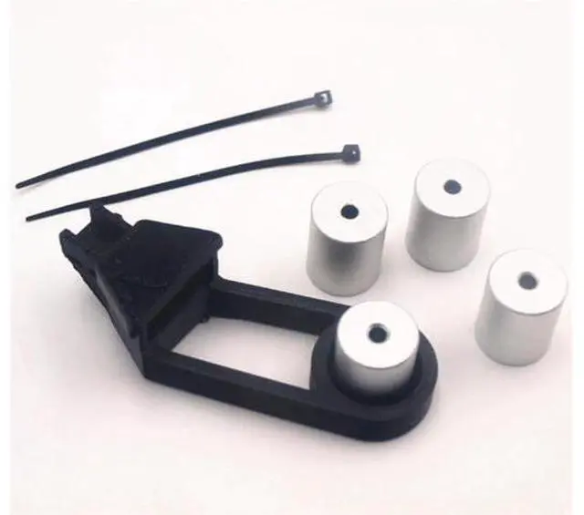 Main image of Funssor CR-10/ cr10S 3d printer solid spacer/ with y axis wire retrain CR-10 aluminum Solid Bed Mount Strain relief bracket