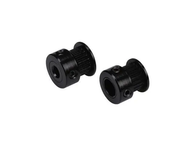 Alt view image 3 of 3 - BIQU Latest GT2 Black Color Aluminum Timing Belt pulley 20 teeth for 3D printer GT2-6mm Width Timing Belt RepRap 3D Printer