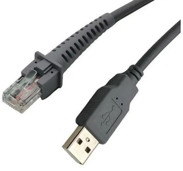 Main image of 2020 nouveau 2M Symbole Lecteur De Codes Barres USB Câble LS1203 LS2208 LS4208 LS3008 CBA-U01-S07ZAR