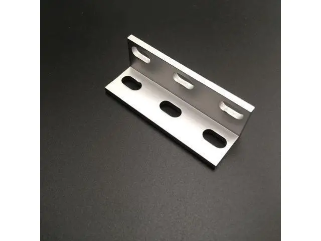 Alt view image 3 of 3 - funssor 1pcs V-slot single/double/triple aluminum L Bracket for openbuilds CNC mill 3D printer DIY parts