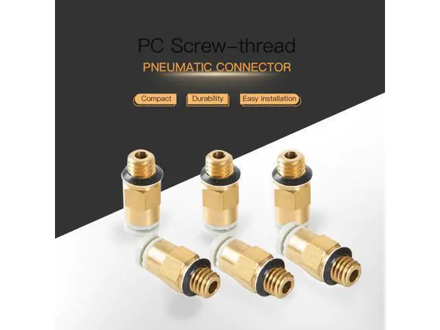 Alt view image 2 of 3 - CREALITY 3D Printer Parts Big/Small Pneumatic Connector For Ender-3 V2/Ender-3 Pro/Ender-5 Plus/Ender-6/Ender-3 Max Printer