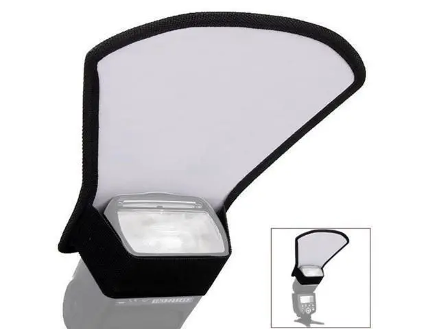 Alt view image 3 of 4 - 2 IN 1 Camera Flash Diffuser Flash Light Reflector for Nikon/Canon/Sony Cameras Softbox 11*18*20cm