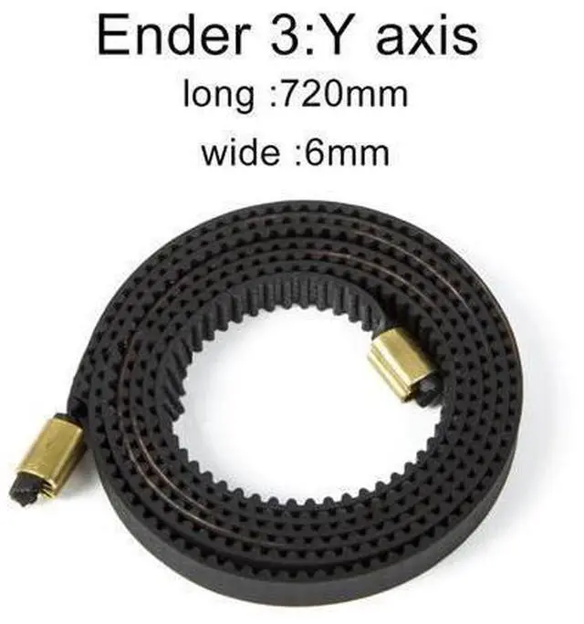 Main image of X+Y Axis Synchronous Belt Gt2-6Mm X 765MM+Y 720MM Closed-Loop Timing Belt Terminal For Ender-3/Ender-3 Pro 3D Printer