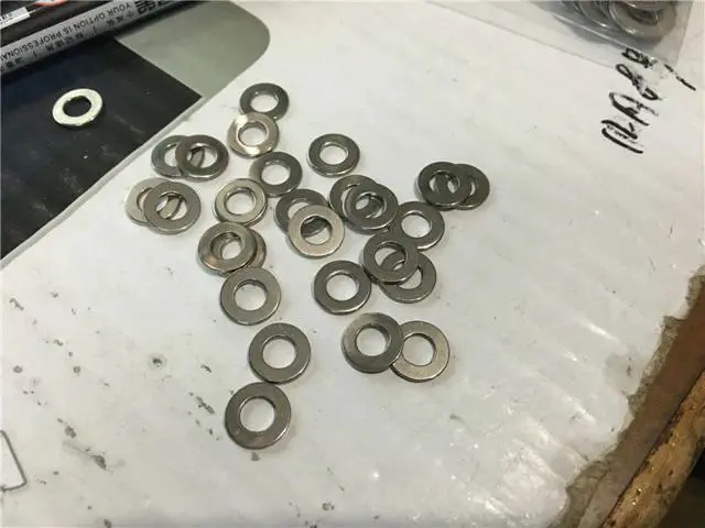 Alt view image 2 of 2 - Funssor 50pcs Precision Shim - 10x5x1mm for OpenBuilds OX CNC Wheel Kit 3D printer v-wheel parts