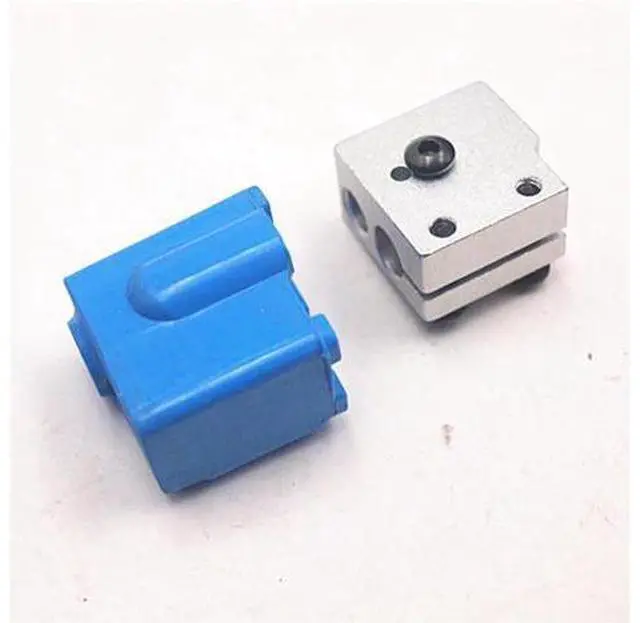 Alt view image 2 of 3 - Funssor Silicone Socks for Volcano Block and Fixings (Thermistor Clamping) for Reprap Prusa i3 3D printer hotend