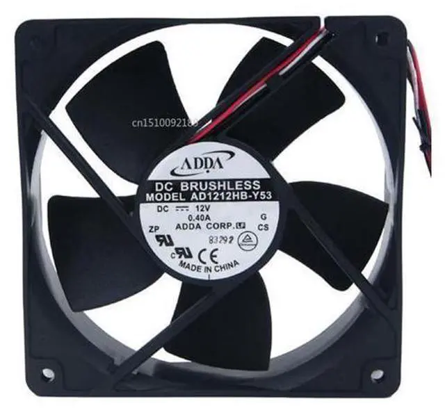 Main image of Ventilador Industrial ADDA AD1212HB-Y53 1232, ventilador de viento grande de 12cm, , envío gratis