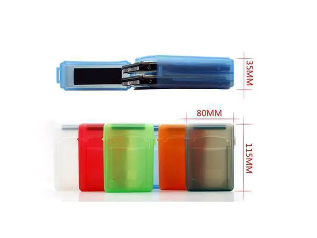 Alt view image 3 of 5 - 2.5 Inch Color Plastic Hard Disk Protection Box Anti-Static, Moisture-Proof and Dust-Proof Hard Disk Storage Box