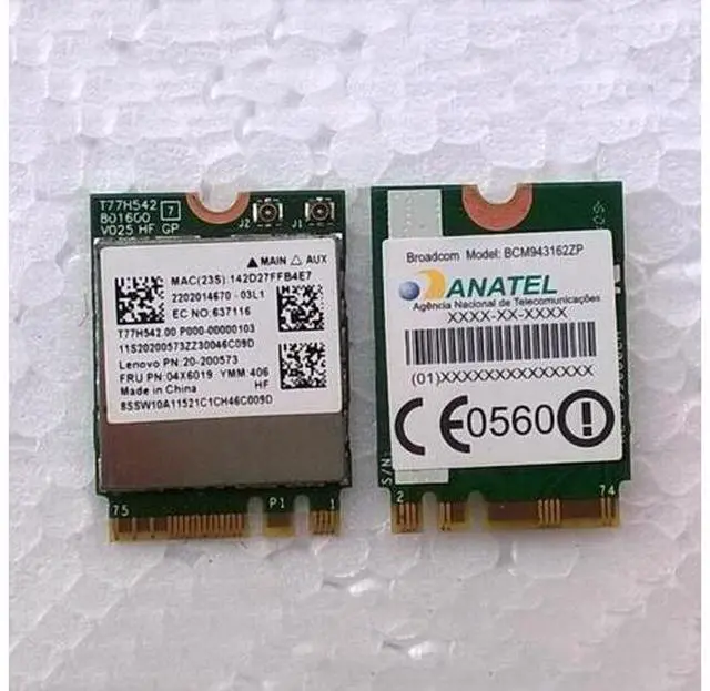 Main image of Broadcom 1x1ac+BT4.0 M.2 Combo Card For Lenovo G40-30 G40-45 G40-70 G40-70m Z40-70 Z40-75 G40-80 Series