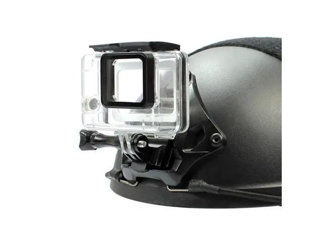 Alt view image 3 of 4 - Metal Action Camera Helmet Holder Quick Release Fixing Mount Clip for Gopro Hero