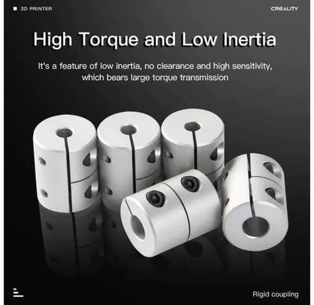 Main image of CREALITY 3D Printer Parts 5*8mm Rigid Coupling Kit 2PCS/Lot With Screw For Stepper Motor Ender-3 CR-10 Series FDM Printer