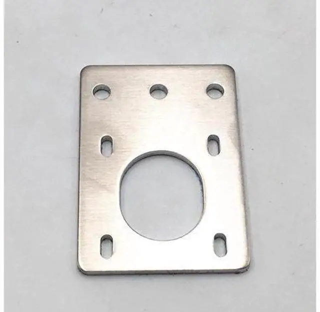 Alt view image 3 of 3 - Funssor aluminum NEMA 17 Stepper Motor Mounting Plate adjustable 42 motor Fixing Bracket For Reprap CNC 2020 Profiles D-bot core