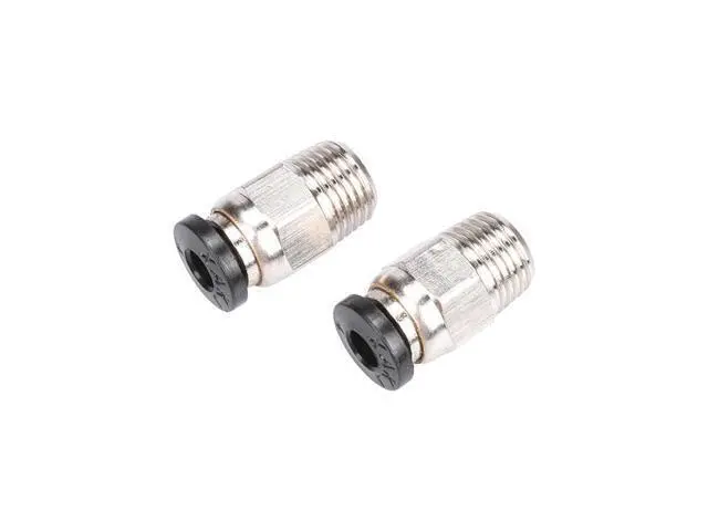 Alt view image 2 of 3 - 10 pcs 3D Printer Pneumatic Connectors PC4-01 1.75mm PTFE Tube quick coupler, j-head Fittings Reprap Hotend Fit