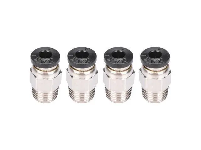 Alt view image 3 of 3 - 10 pcs 3D Printer Pneumatic Connectors PC4-01 1.75mm PTFE Tube quick coupler, j-head Fittings Reprap Hotend Fit