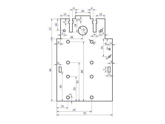 Alt view image 2 of 2 - Funssor FLSUN Cube aluminum X carriage printing head carriage for upgrade FLSUN Cube 3D printer parts