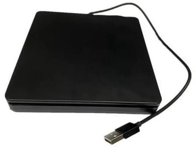 Main image of USB 2.0 Slim External 8X DVDRW DVD CD RW ROM Writer Burner Drive for Mac PC Laptop Desktop Tray Mount Portable Black