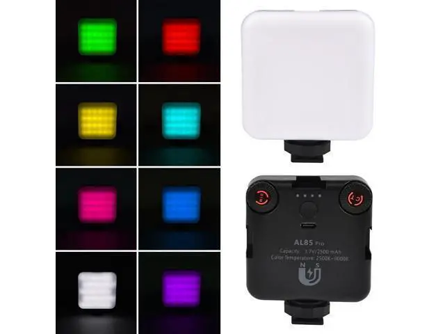 Alt view image 3 of 4 - AL85 Pro Mini RGB Light Led Camera Lights with Clamp Mount Photography Lighting Panel Lamp Rgb Atmosphere Lamps 2500-9000K