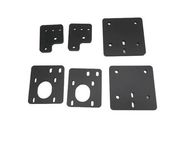 Alt view image 2 of 3 - Funssor upgrade kit Tronxy X5S aluminum alloy gantry plate Z motor enforced mount motor/idler mount gantry plate