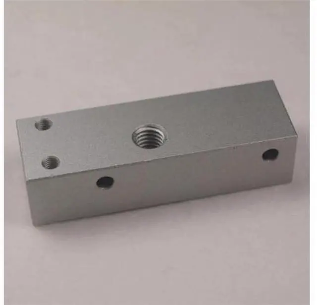 Alt view image 4 of 5 - funssorReplicator 2 3D printer MK8 single extruder Bar Mount hotend bar aluminum alloy Metal Bar Mount heater block