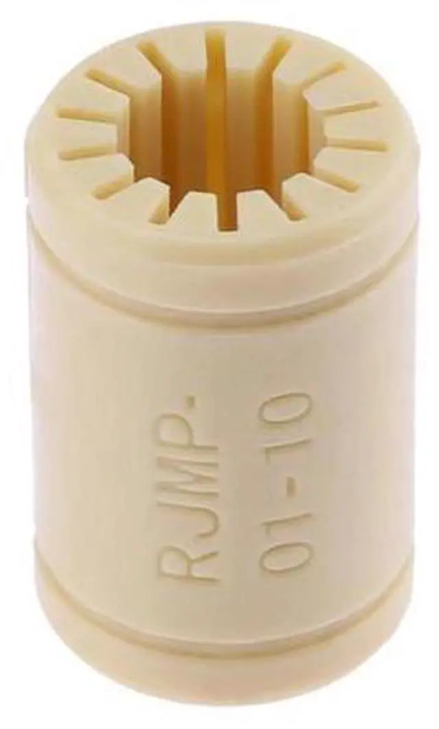 Main image of 1pcs Solid Polymer LM10UU Bearing 10mm Plastic Shaft RJ4JP-01-10 for DIY RepRap Prusa Mendel 3D Printer
