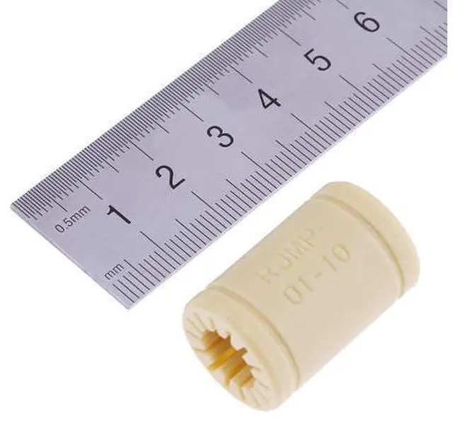 Alt view image 2 of 3 - 1pcs Solid Polymer LM10UU Bearing 10mm Plastic Shaft RJ4JP-01-10 for DIY RepRap Prusa Mendel 3D Printer