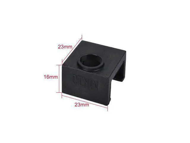 Alt view image 2 of 3 - 3D Printer Parts MK10 Silicone Sock Fit MK10 Aluminum Block Reprap J-head Hotend Extruder Heated Blcok Heater Block Cover
