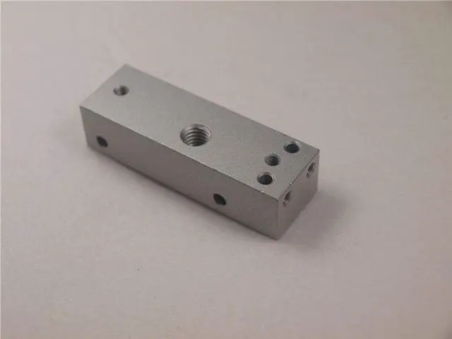 Alt view image 2 of 5 - funssorReplicator 2 3D printer MK8 single extruder Bar Mount hotend bar aluminum alloy Metal Bar Mount heater block