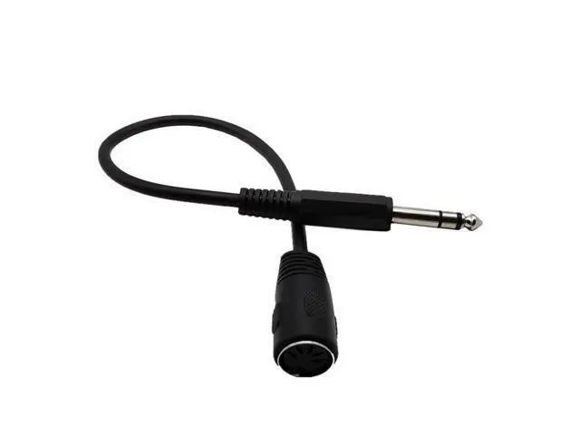 Alt view image 2 of 2 - Câble d'extension Audio stéréo pour clavier MIDI Din 5 broches femelle vers mono-prix 6.35mm (1/4 pouces) mâle TRS 0.3M