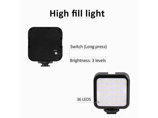 Alt view image 4 of 4 - Jumpflash LED-L36 36 LED Portable Fill Light Dimmable On Camera Lamp Lighting
