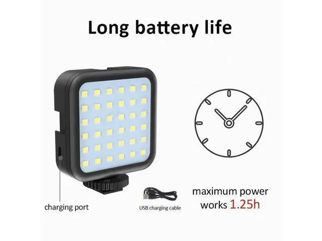 Alt view image 3 of 4 - Jumpflash LED-L36 36 LED Portable Fill Light Dimmable On Camera Lamp Lighting