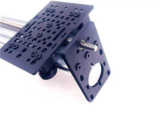 Alt view image 3 of 3 - Funssor NEMA 17 and 23 stepper motor Reduction Stand Off Plate for upgrade OX CNC and 2060 v-slot actuator kit