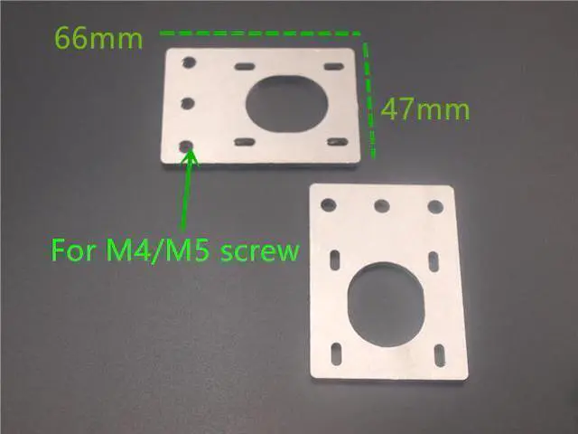 Alt view image 2 of 3 - Funssor 1pc adjustable NEMA 17 Stepper Motor Mounting Plate Fixing Bracket For Reprap D-bot core-XY 3D Printer CNC 2020 Profiles