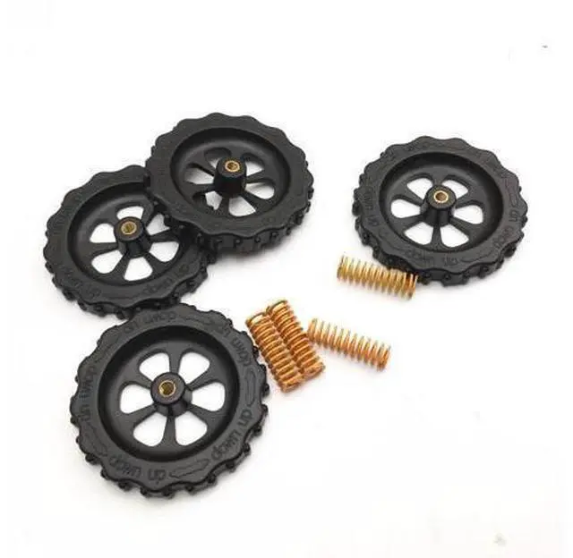 Alt view image 2 of 2 - funssor Big Hand Twist Leveling Nut and springs for Creality CR-10/Tornado 3D printer M4 Ultimate Leveling Knob leveler