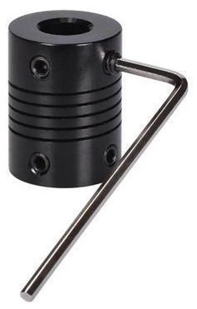 Alt view image 2 of 3 - BIQU CNC Shaft Coupling Aluminium flexible 5/8mm diameter Stepper Motor Coupler for 3D printer part