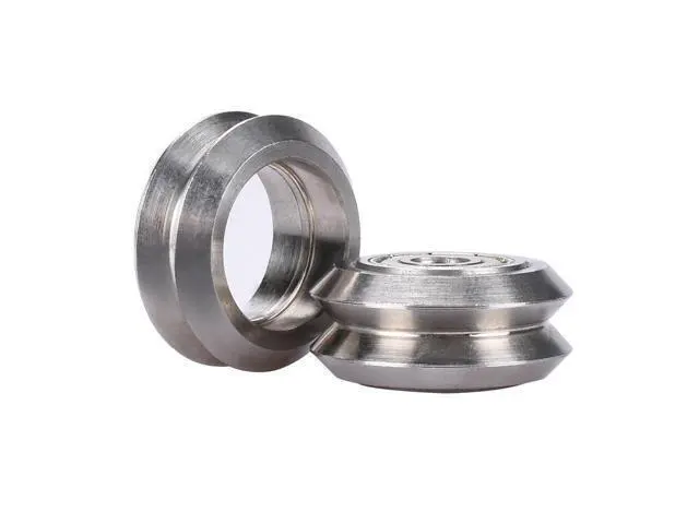 Alt view image 2 of 3 - BIQU Reprap Openbuilds V-type wheel with 625ZZ Bearings Stainless steel Metal Double V Pulley Gear Aluminum For 3D Printer
