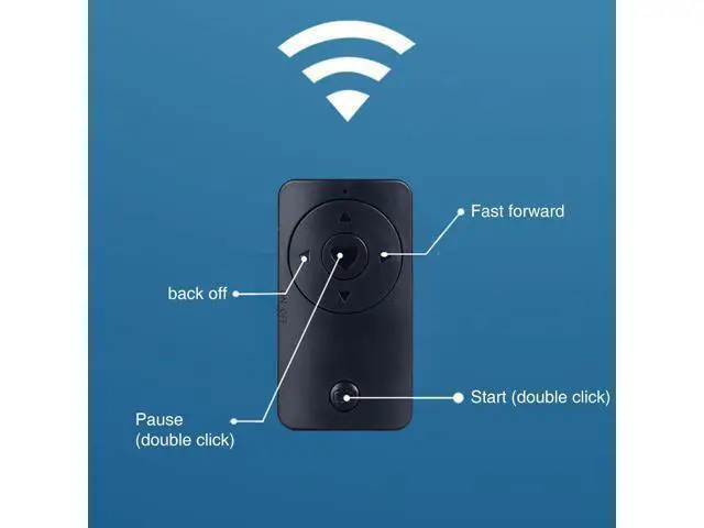 Alt view image 4 of 4 - MM1 Wireless Remote Controller Multi-function Bluetooth Shutter Remote Control for Iphone Android Smartphone