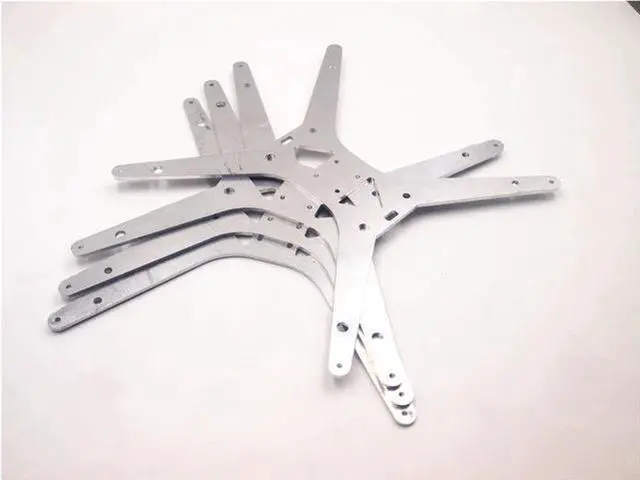 Alt view image 2 of 3 - Funssor 1pc aluminum Tarantula/HE3D Y carriage plate for upgeade Hotbed Support plate MGN12H carriage 3mm thick