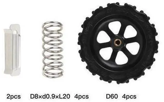 Main image of CREALITY 3D Printer Ender-3 V2 Ender-3 Parts Hotbed Accessory Kit Clamp Hand Twist Nut Spring